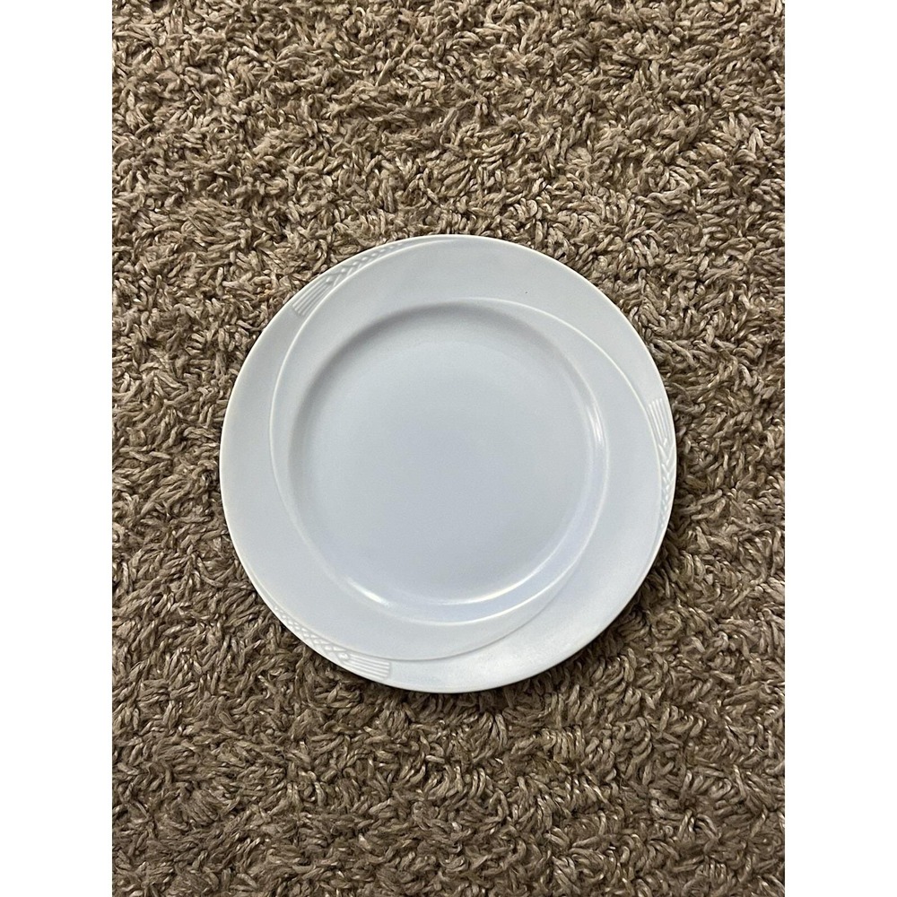 HOMER LAUGHLIN Serenade Pastel Blue Salad Plate 7.25" Mid-Century Vintage VGC